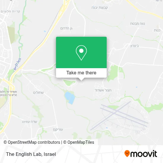 The English Lab map