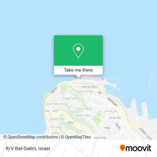 R/V Bat-Galim map