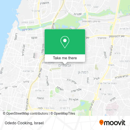 Odedo Cooking map