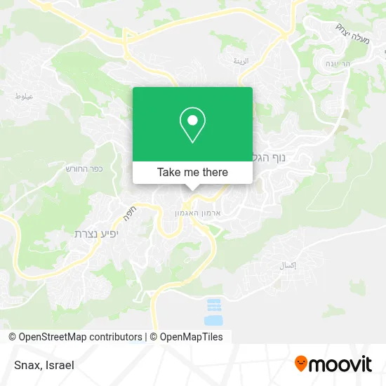 Snax map