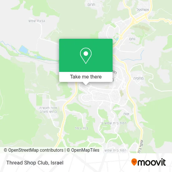 Thread Shop Club map