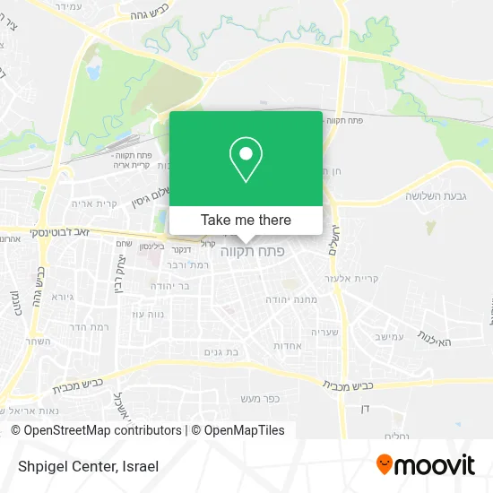 Shpigel Center map