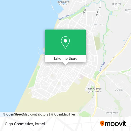 Olga Cosmetics map