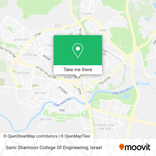 Sami Shamoon College Of Engineering map