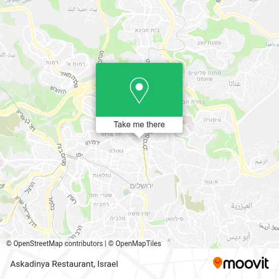 Askadinya Restaurant map