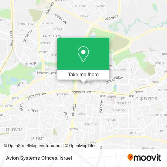 Avion Systems Offices map