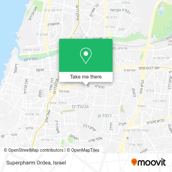 Superpharm Ordea map