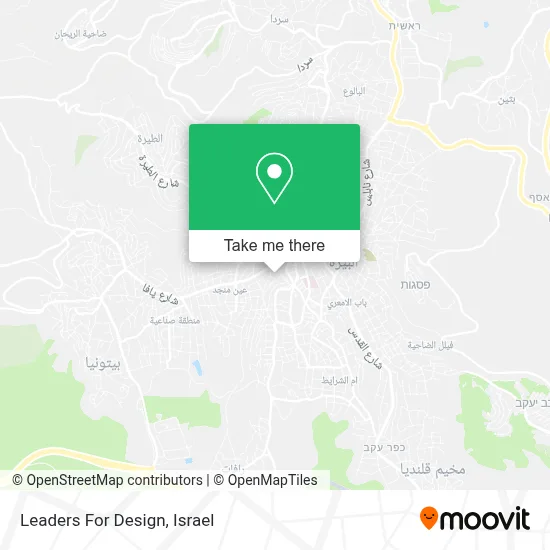 Leaders For Design map