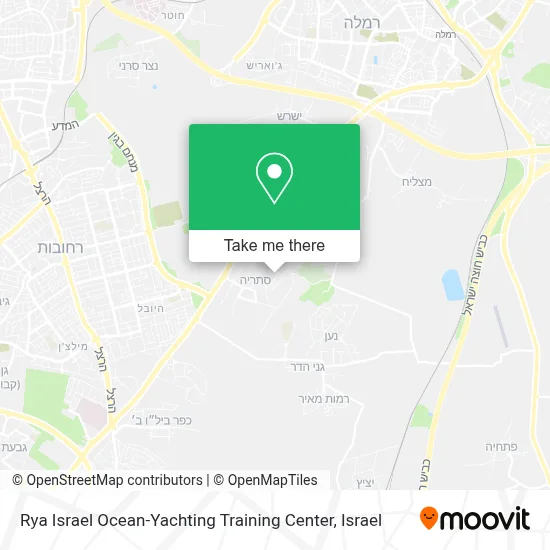 Rya Israel Ocean-Yachting Training Center map
