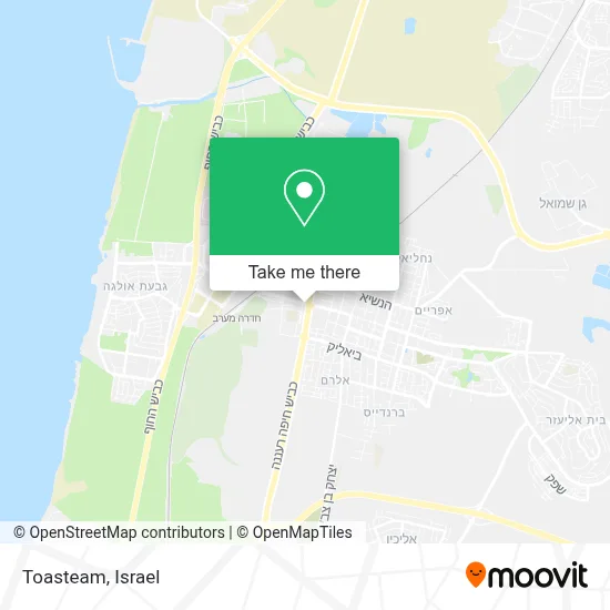 Toasteam map