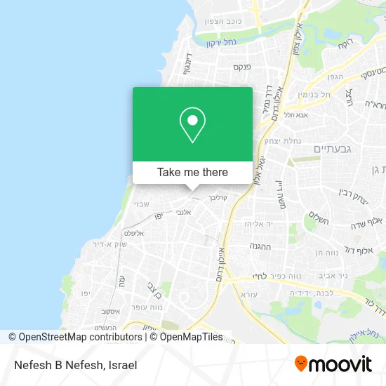 Nefesh B Nefesh map