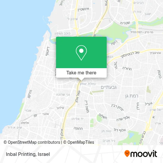 Inbal Printing map