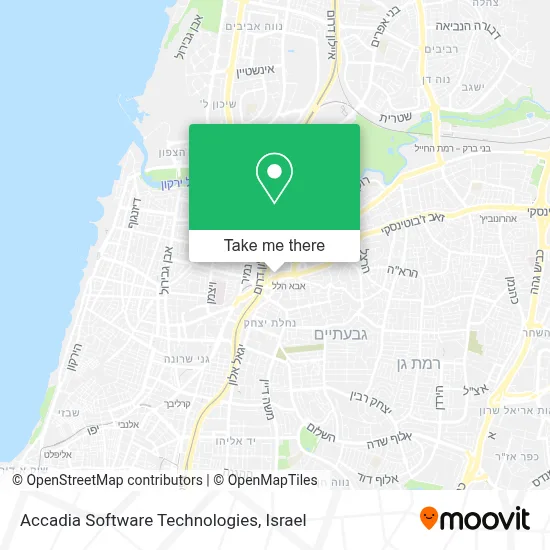 Accadia Software Technologies map