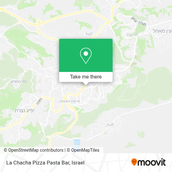 La Chacha Pizza Pasta Bar map