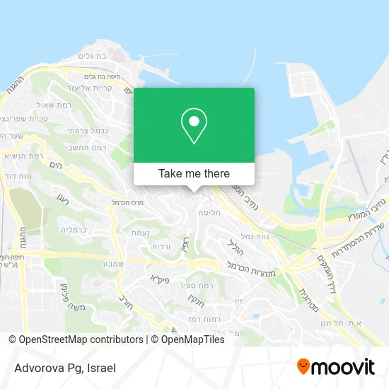 Advorova Pg map