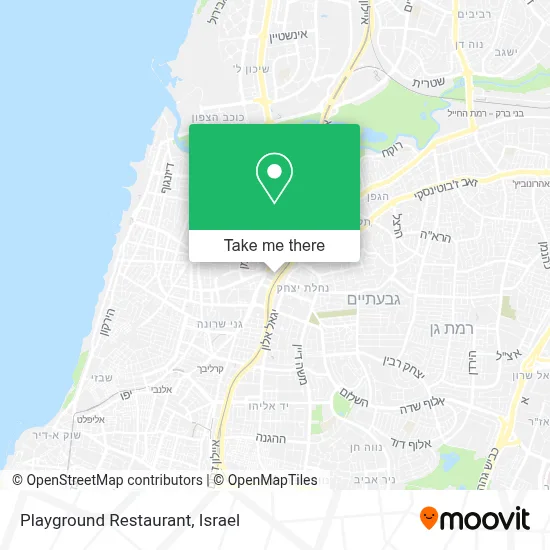 Playground Restaurant map