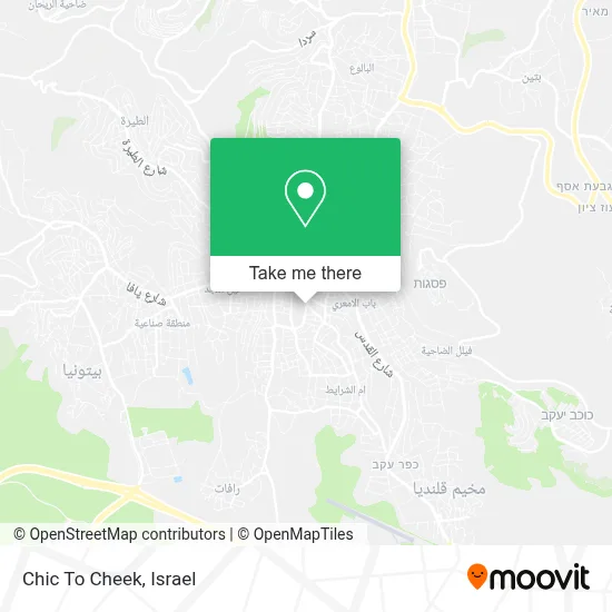 Chic To Cheek map