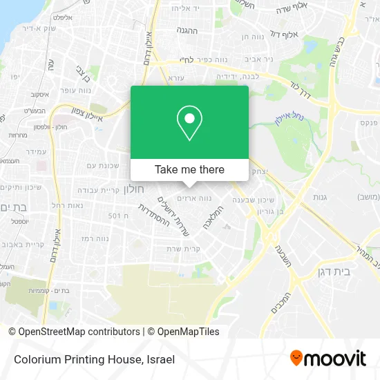 Colorium Printing House map