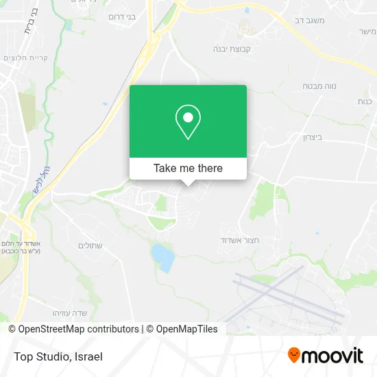 Top Studio map