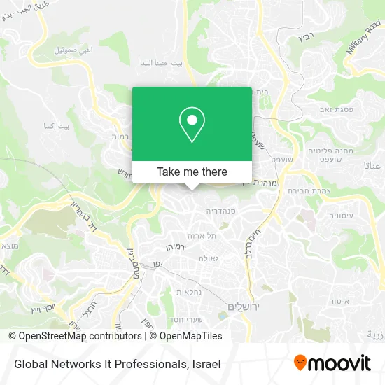 Global Networks It Professionals map