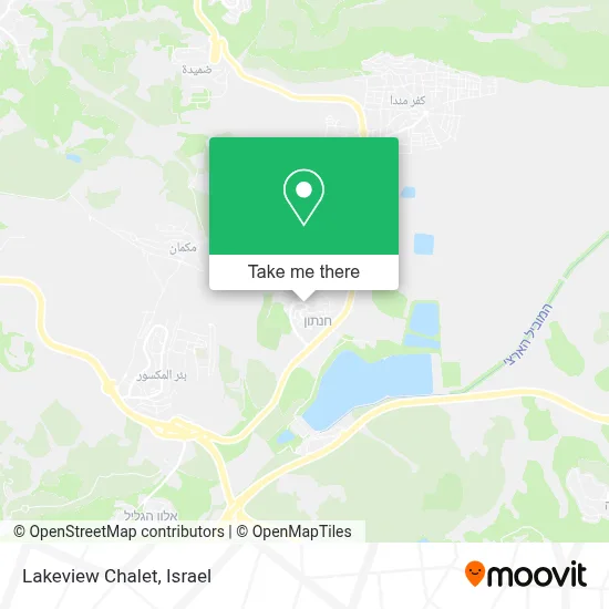 Lakeview Chalet map