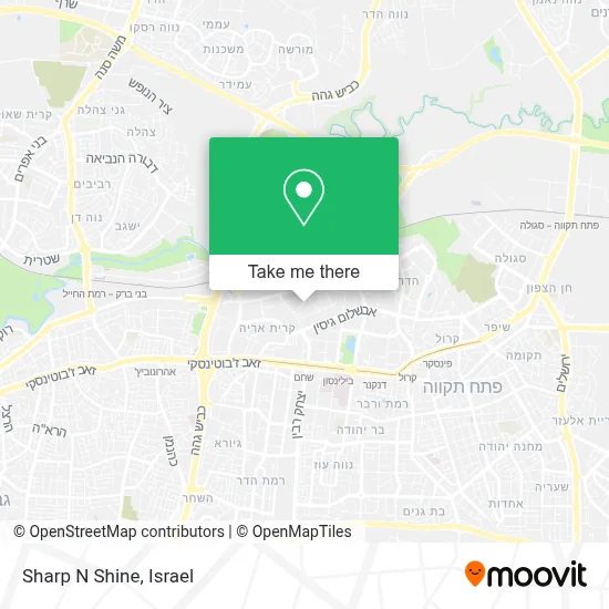 Sharp N Shine map