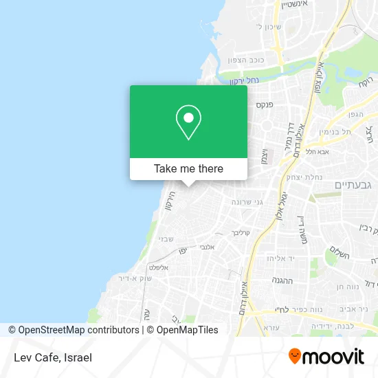 Lev Cafe map