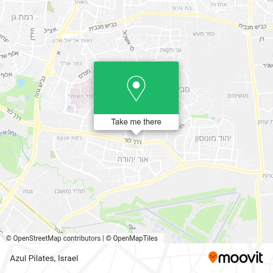 Azul Pilates map