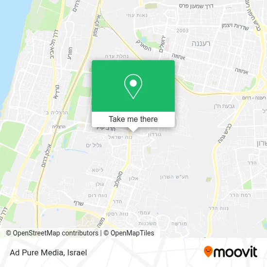 Ad Pure Media map