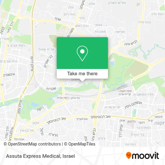 Assuta Express Medical map