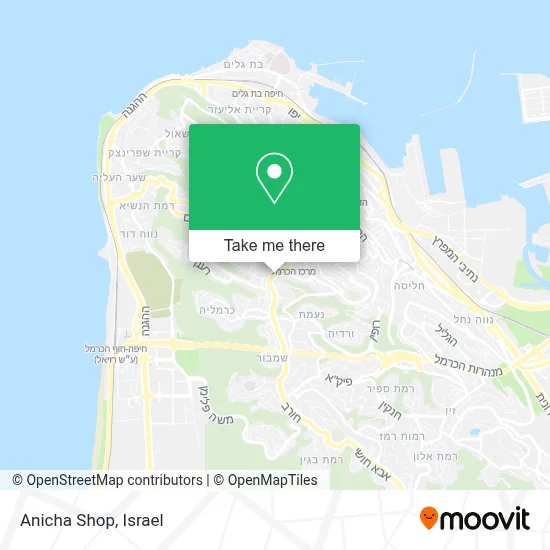 Anicha Shop map