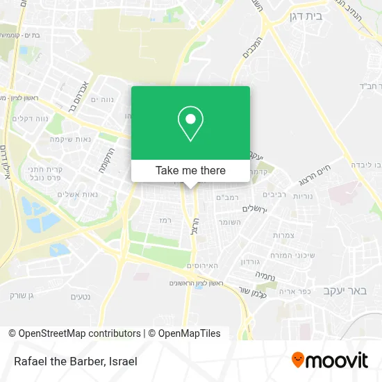 Rafael the Barber map