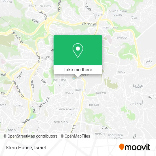 Stern House map