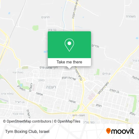 Tym Boxing Club map