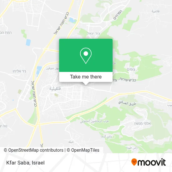 Kfar Saba map
