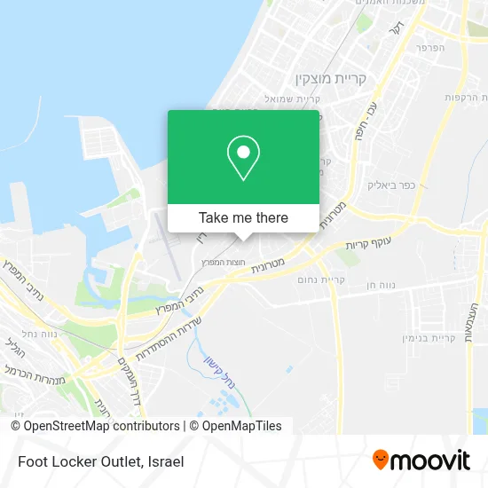 Foot Locker Outlet map
