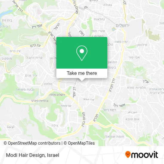 Modi Hair Design map