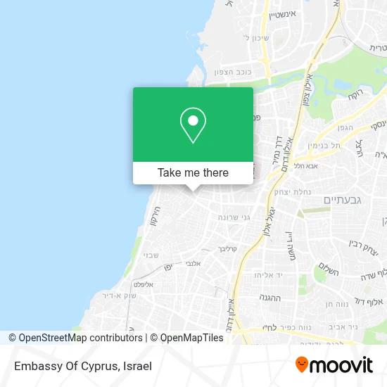 Embassy Of Cyprus map