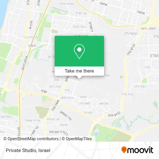 Private Studio map