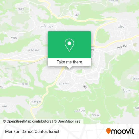 Menzon Dance Center map