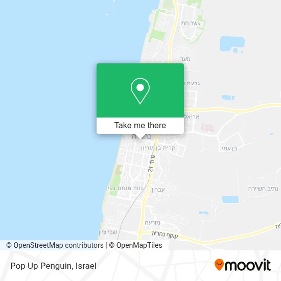Pop Up Penguin map