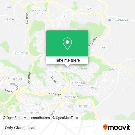 Only Glass map