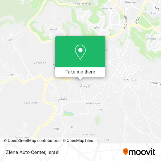 Ziena Auto Center map