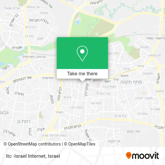 Itc -Israel Internet map