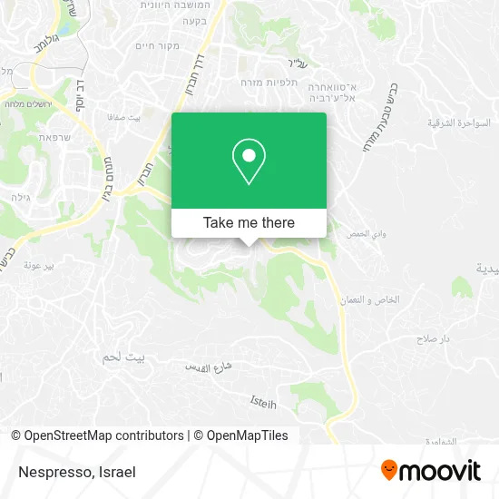 Nespresso map