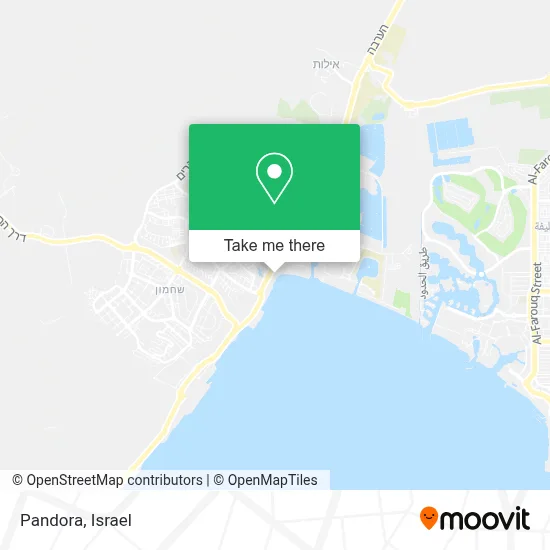 Pandora map