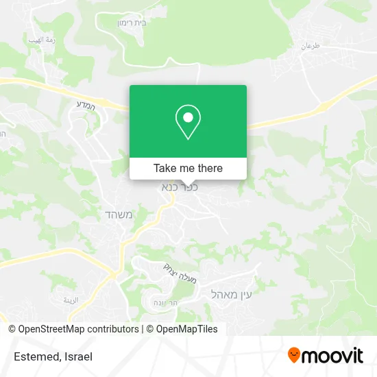 Estemed map