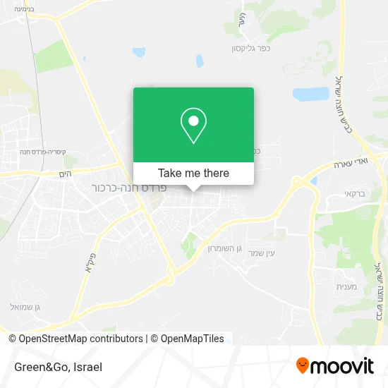 Green&Go map