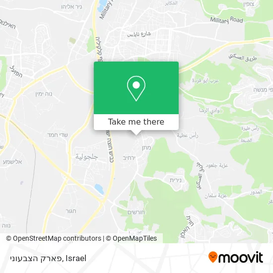 Карта פארק הצבעוני