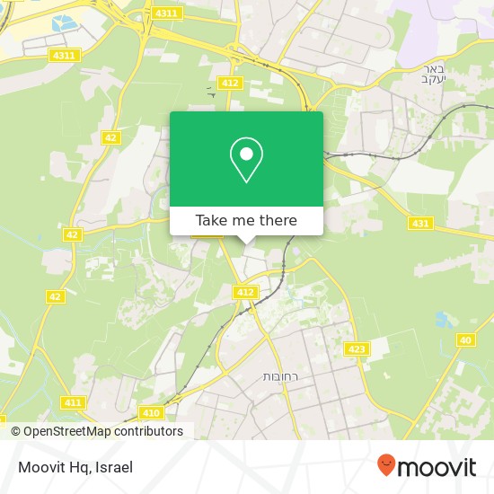 Moovit Hq map